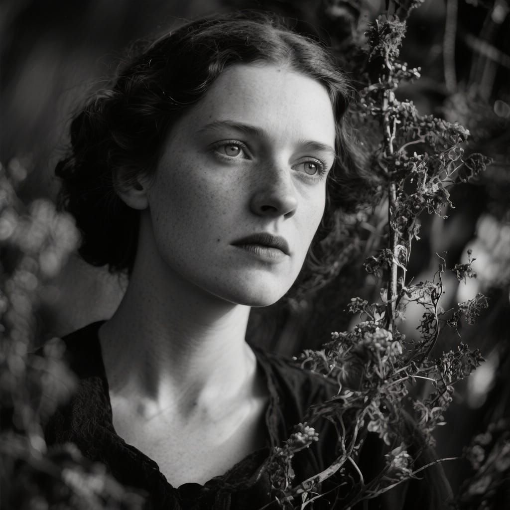 Dramatic Black and White Portrait Photography