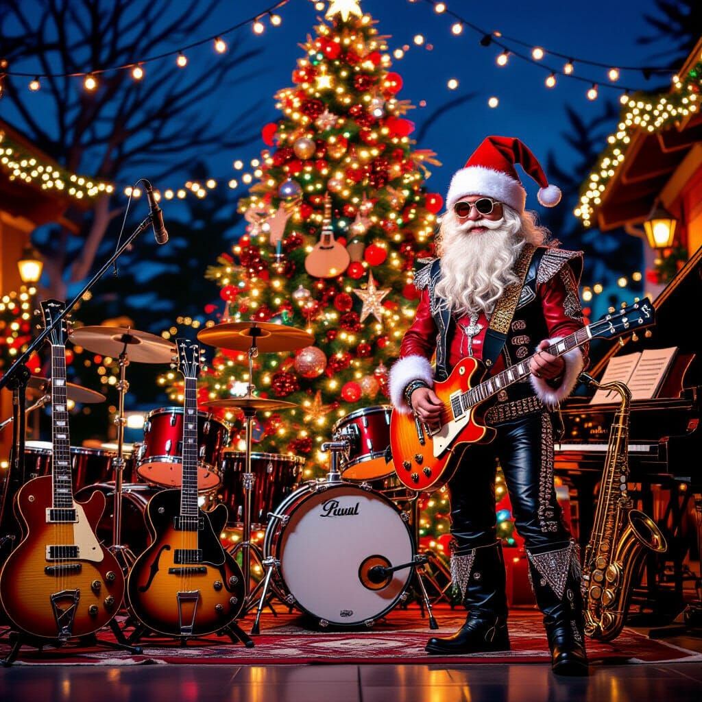 Rock and Roll Elf by Musical Christmas Tree