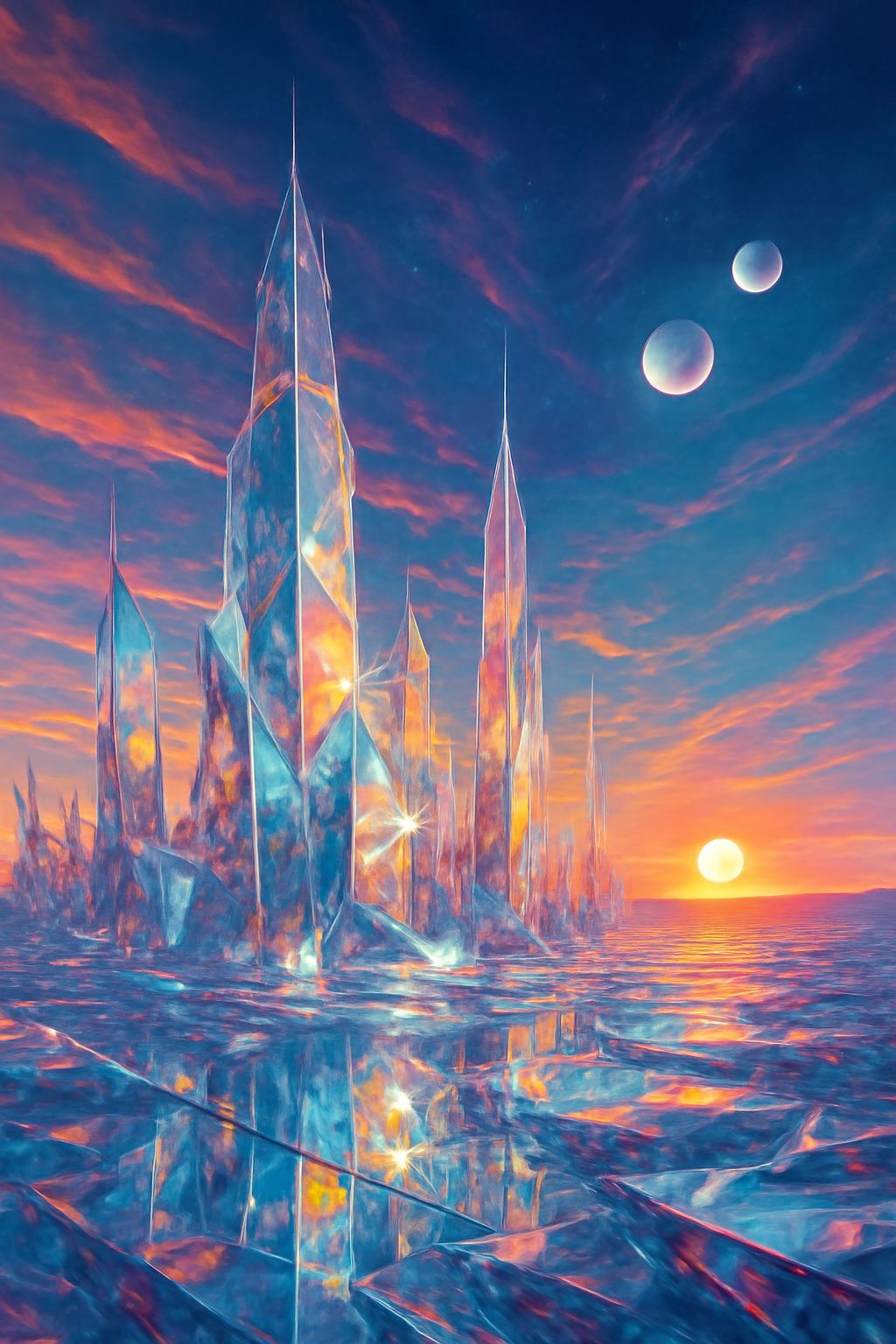 Setting Light From a Distant Sun & Glassgrown Alien Satellit...