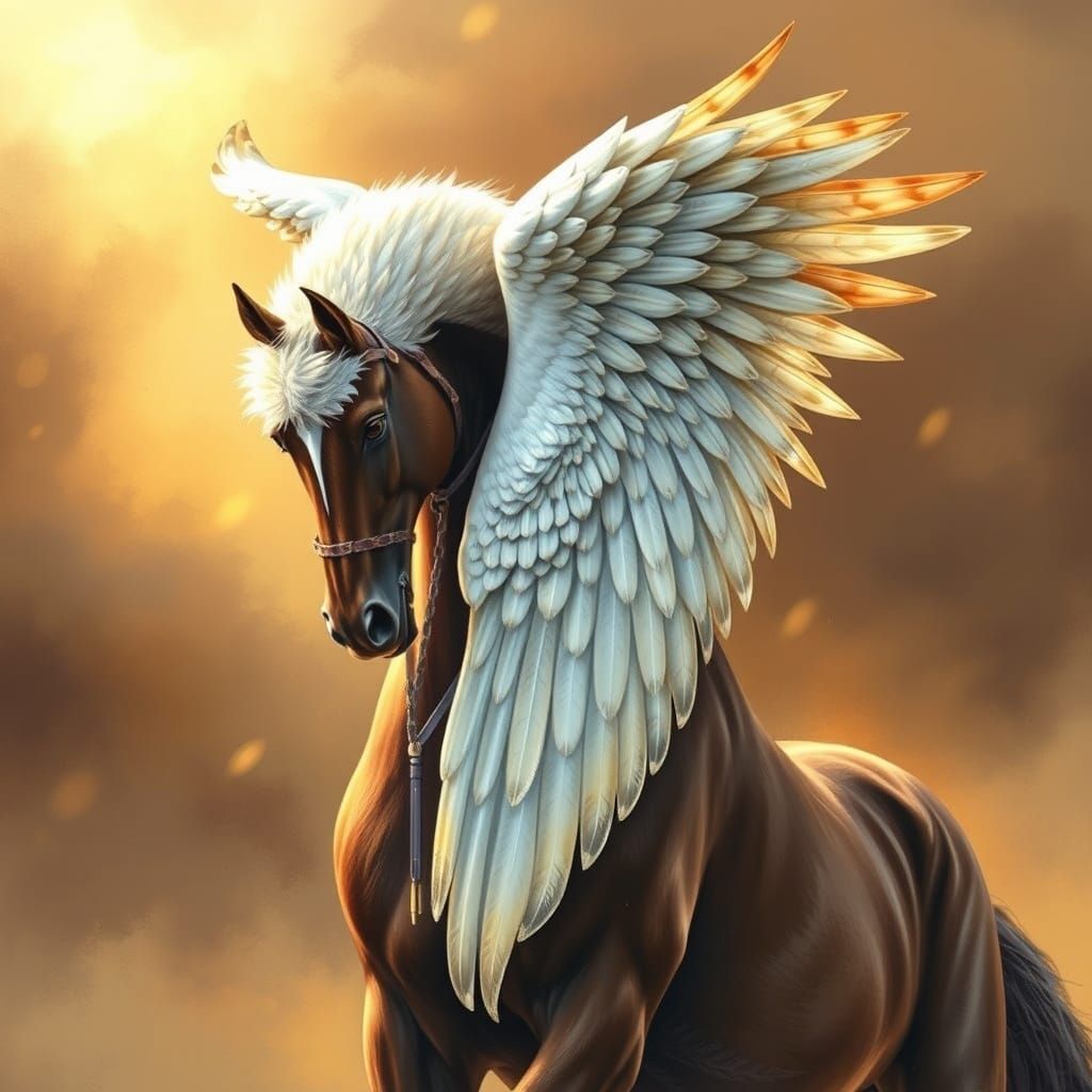 Majestic Chimera in Regal Repose