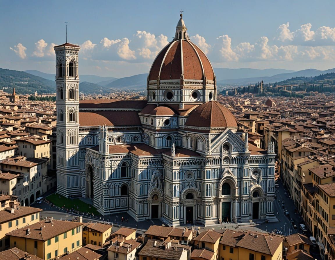 Medieval Basilica in Florence's Architectural Heritage