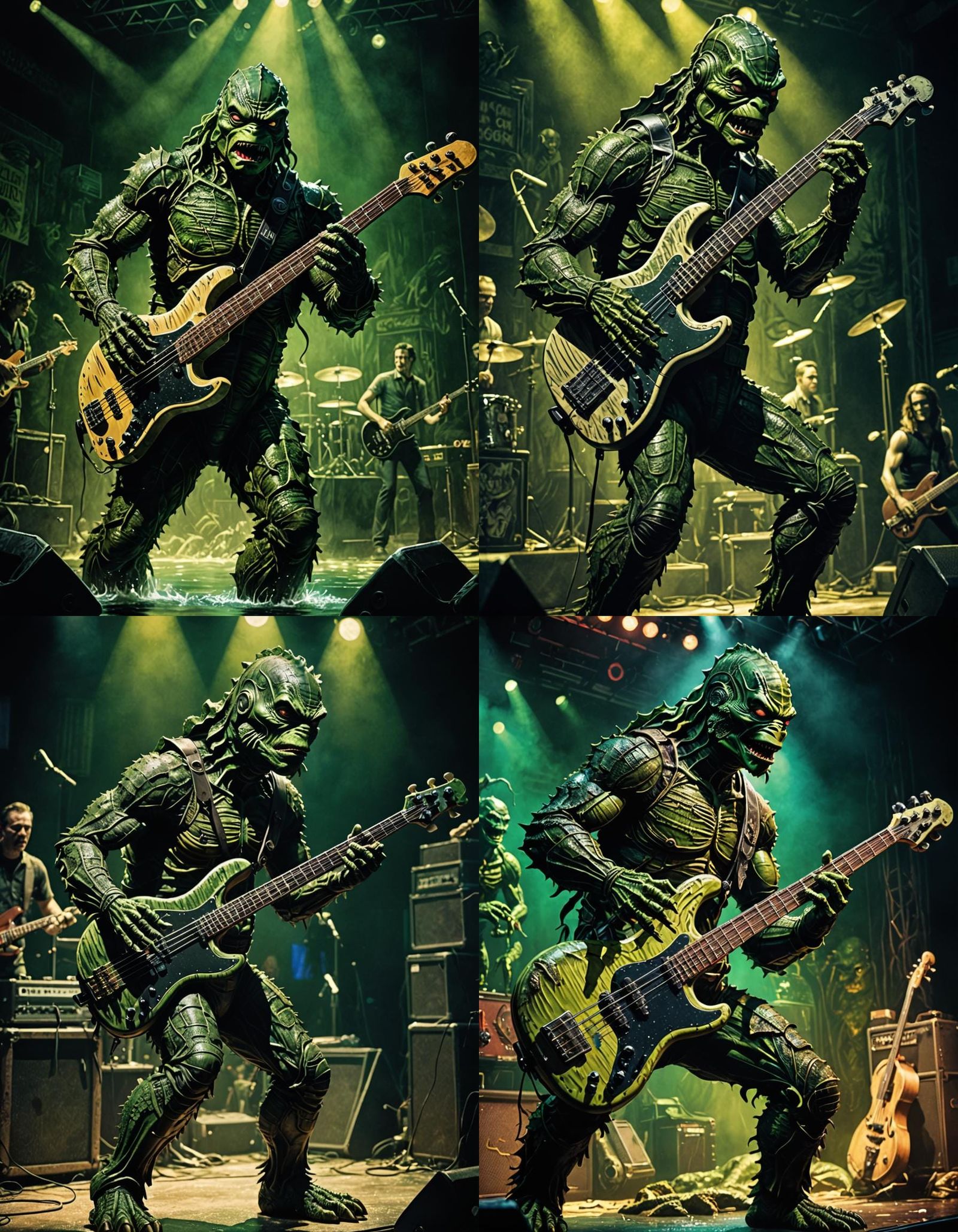 Creature from the Black Lagoon Plays Heavy Metal