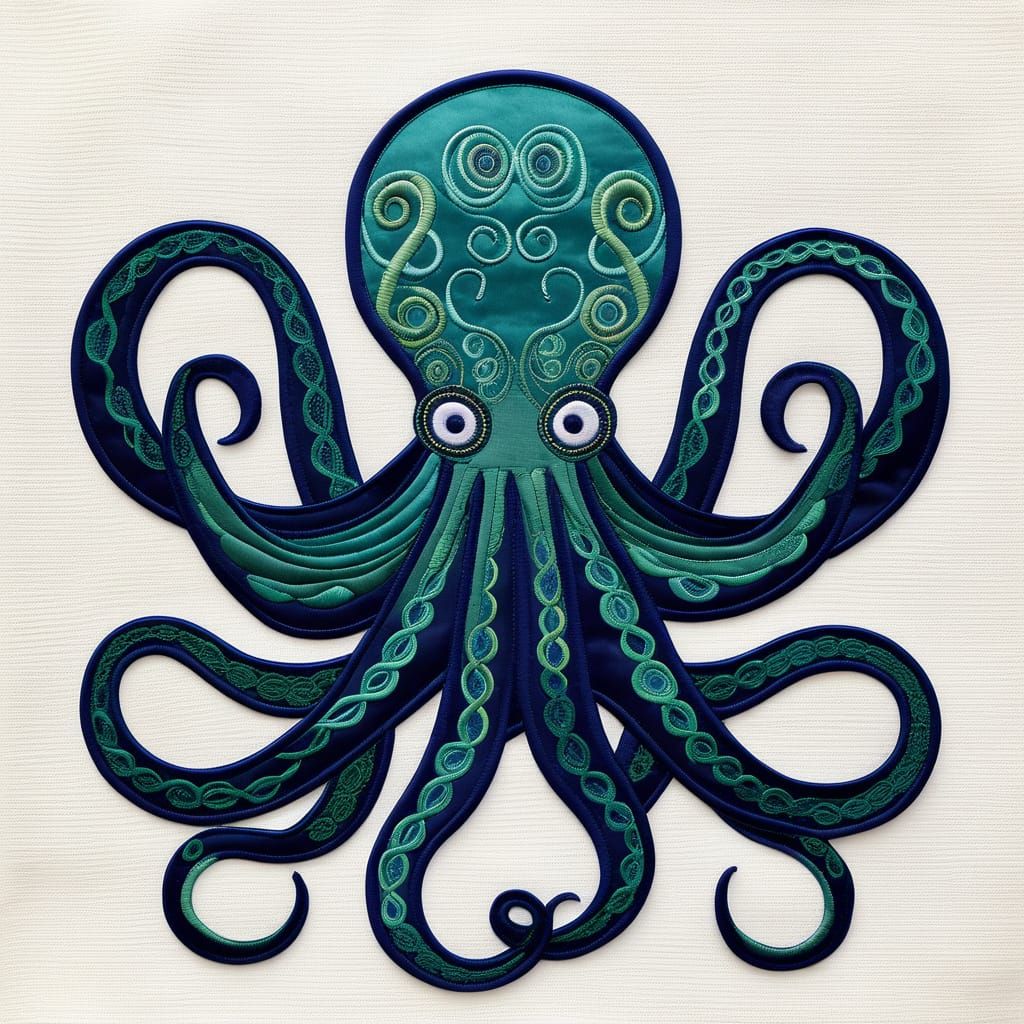 Mysterious Tentacles and Applique Designs