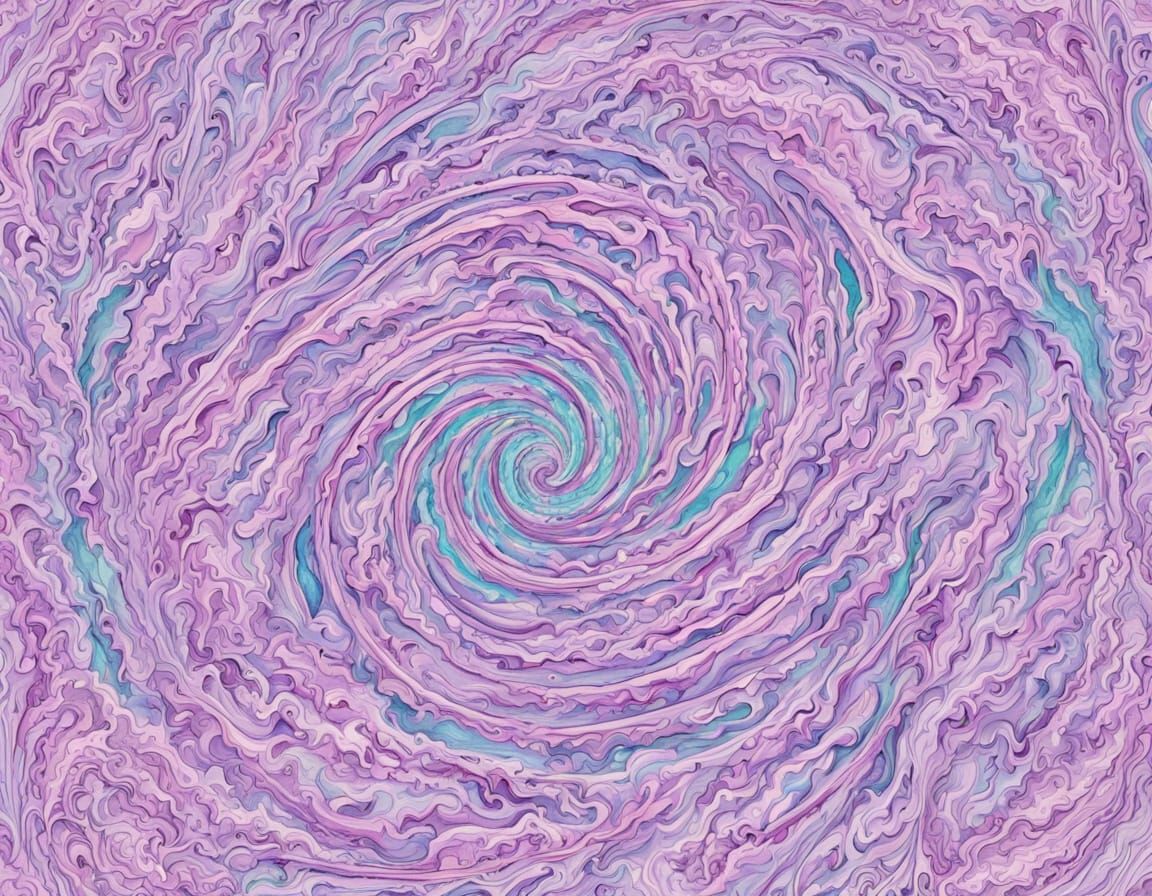 Symmetrical Pastel Marble Swirl Background