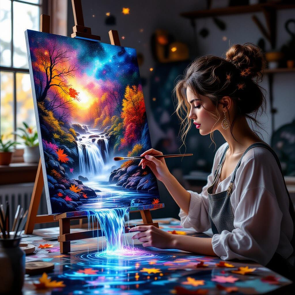 Painting of an Autumn Season