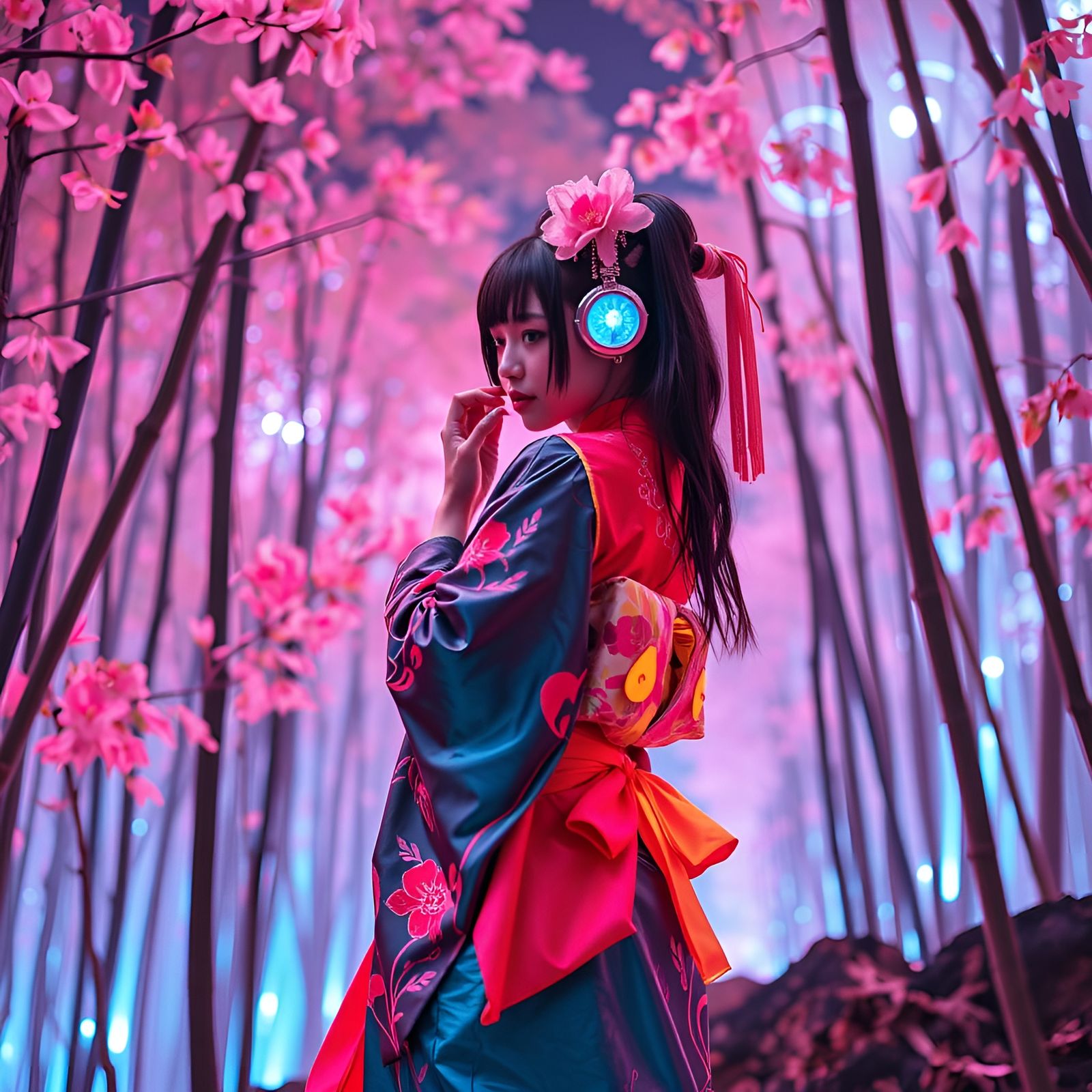 Sakura Byte: The Dance of the Luminous Flowers!