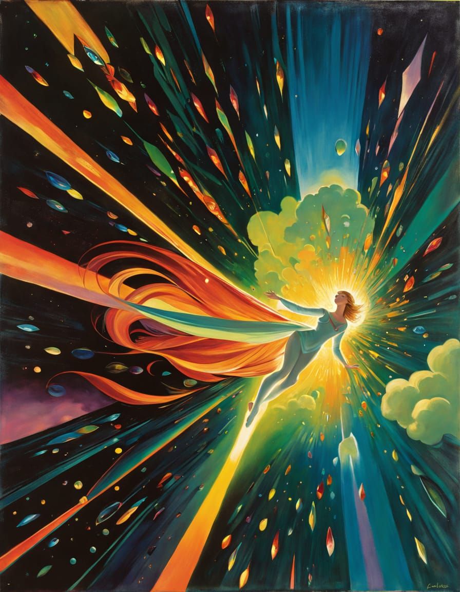 heatwave, wet-on-wet, glasswork, sweet, low contrast