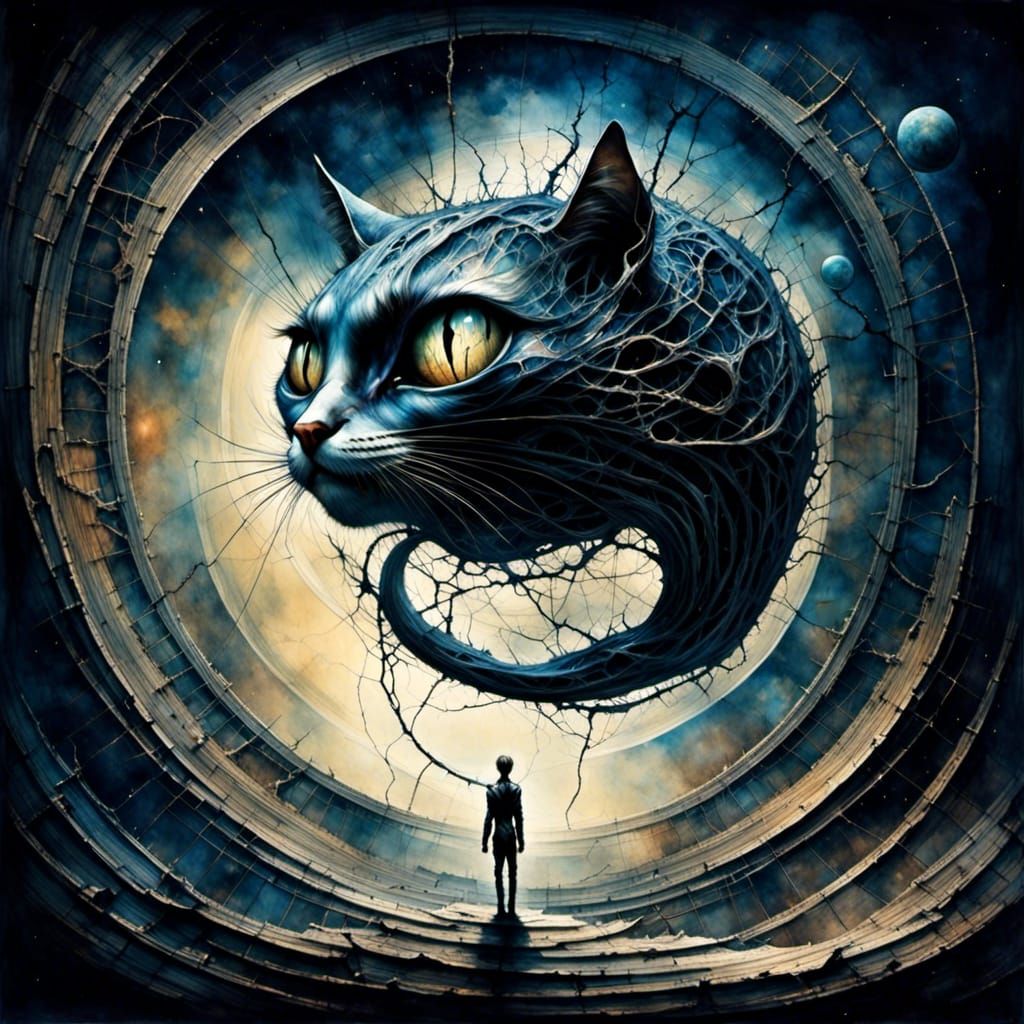 Black hole Cheshire Cat