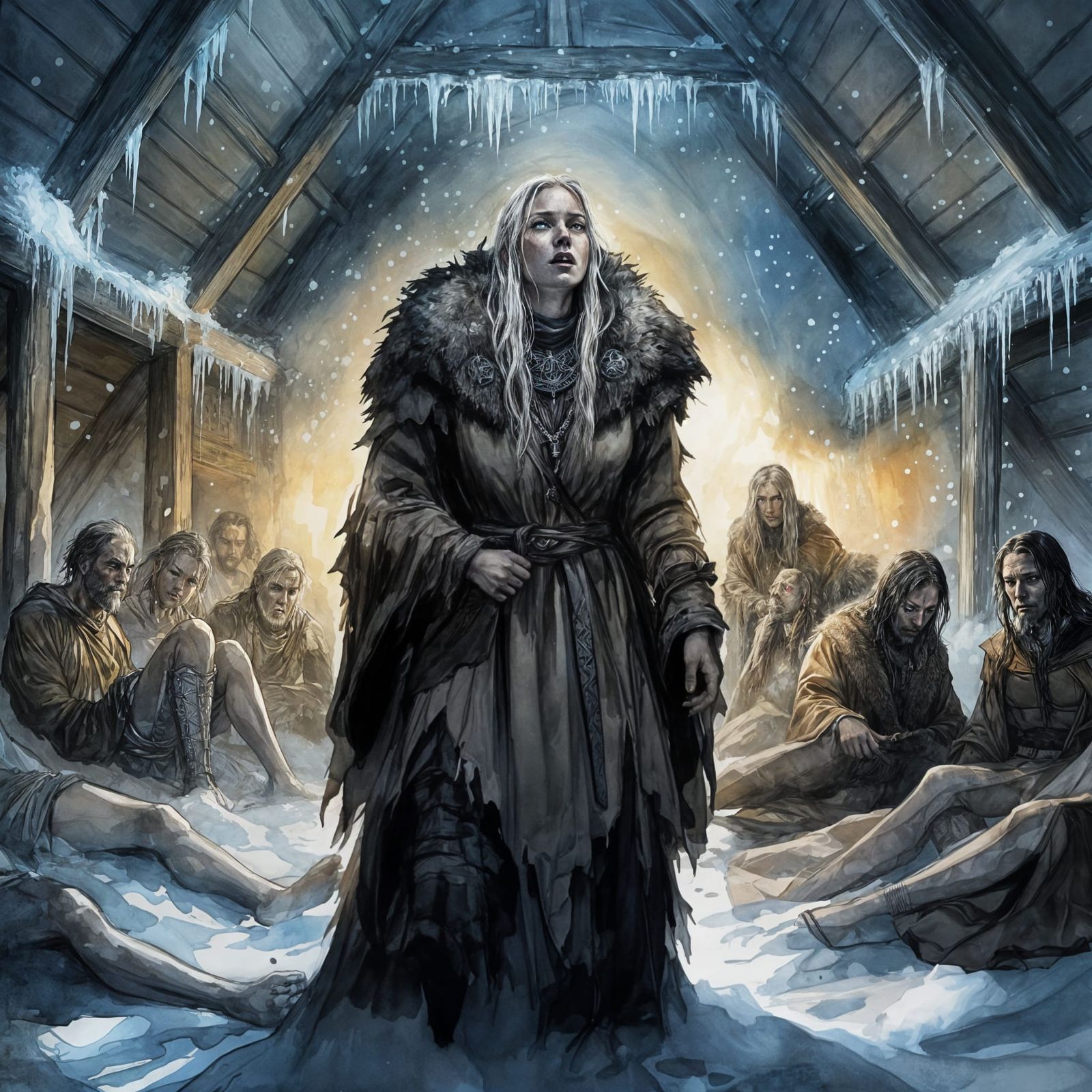 Norse Healing Priestess in Desperate Plea