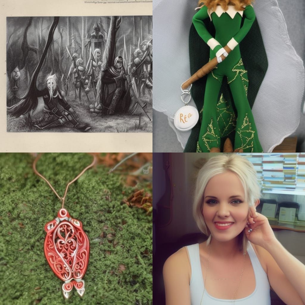 Simple AI Image of an Elf