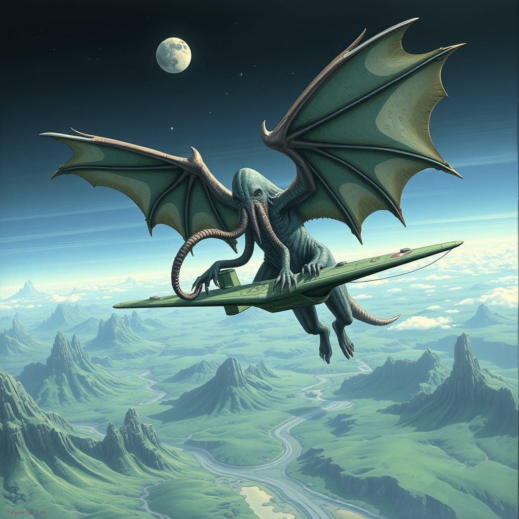 Cthulhu Takes Flight: A Mythical Pilot