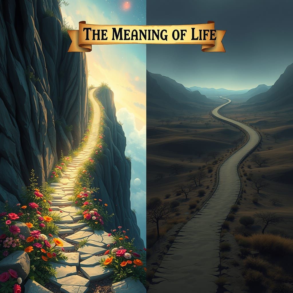 Two Life Paths: Joyful Journey vs. Long Existence