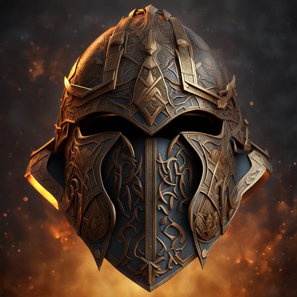 A master piece of dwarven helmet.