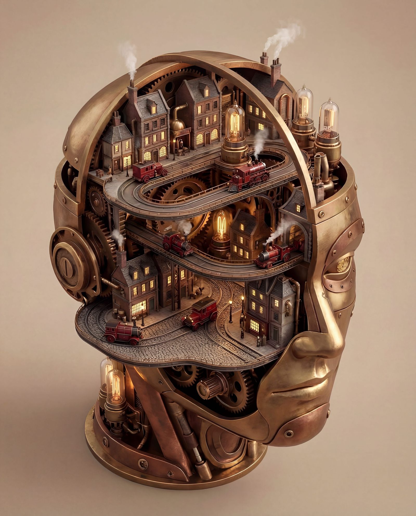 Abstract Artistic Interpretation of Neural Pathways