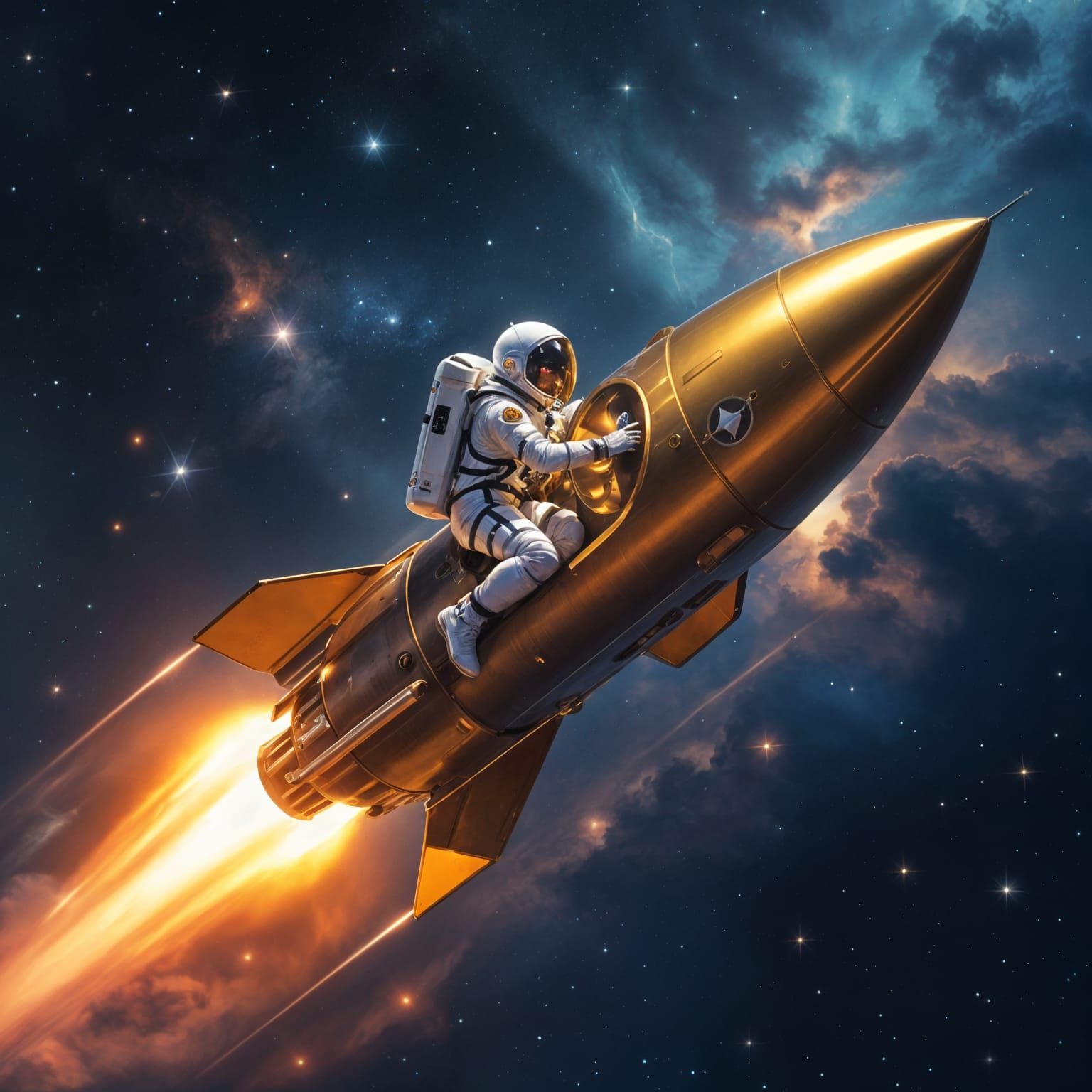 Heading for Betelgeuse and the Orion constellation at lights...