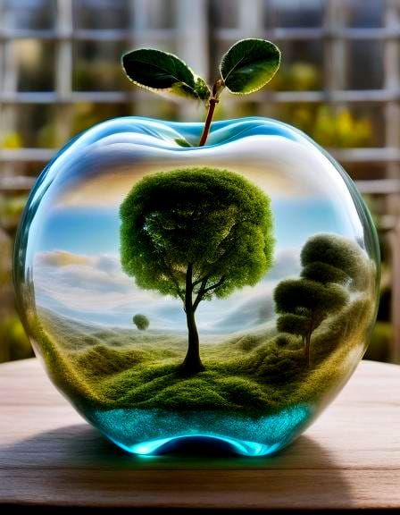 Double Exposure: Candy Apple Pie Baking