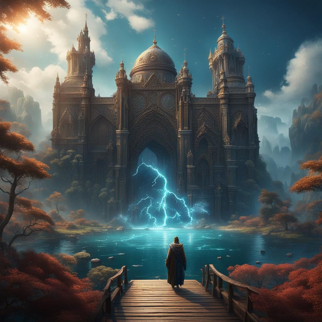 Faith Without Borders: Fantastical Digital Painting