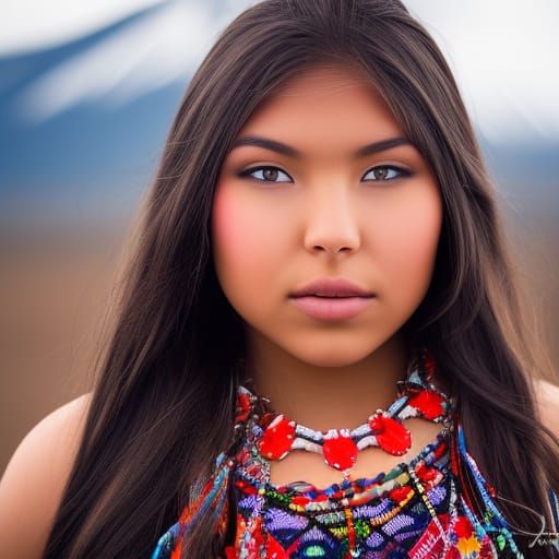 Stunning Native Alaskan Girls: Professional Photography