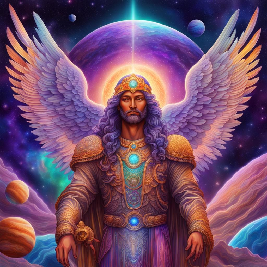 Archangel Zadkiel and Bethor: Cosmic Holographic Illustratio...