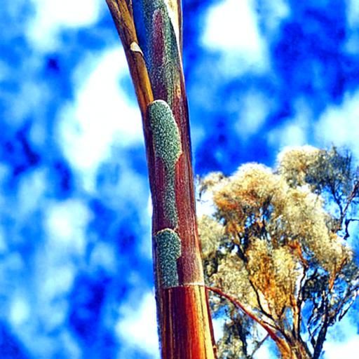 Lush Eucalyptus Landscape with Diverse Flora