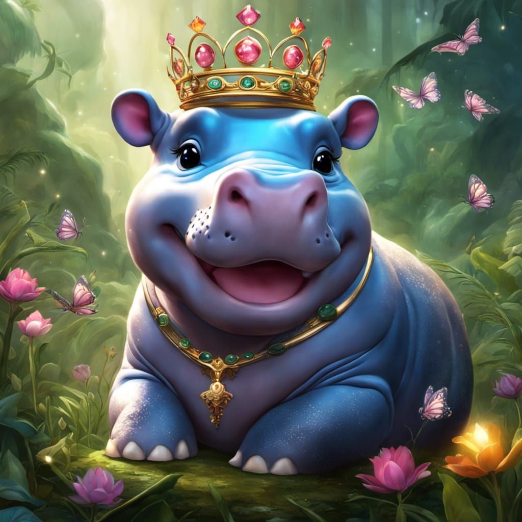 Hippo Queen 👑 🦛