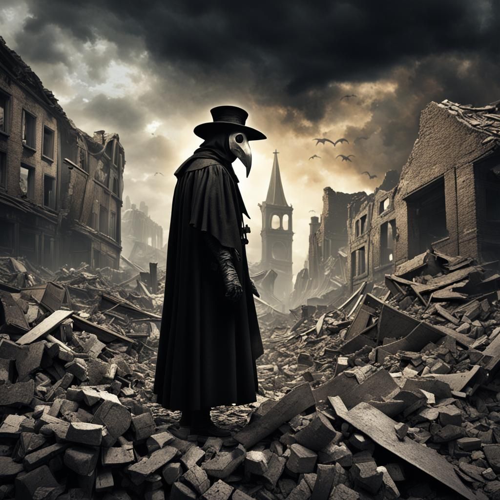 Plague Doctor in Ruins: A Plaguecore Vision