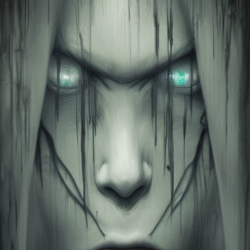 Dark Fantasy Witch in Sinister Hyperdetailed Style