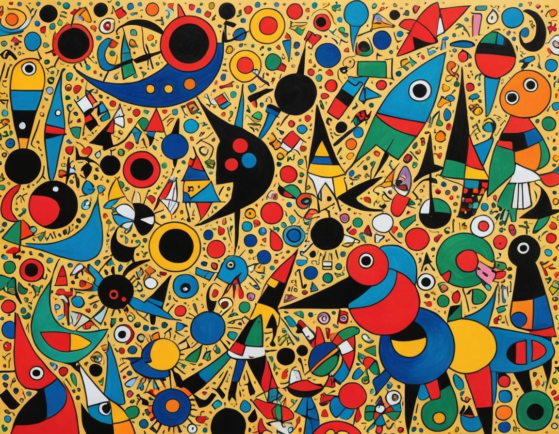 Doodles Bursting to Life: Abstract Art in Vibrant Colors