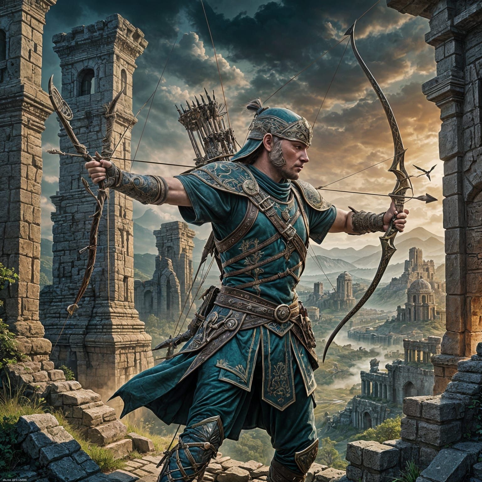 Automaton Archer at Mythical Tournament Poster