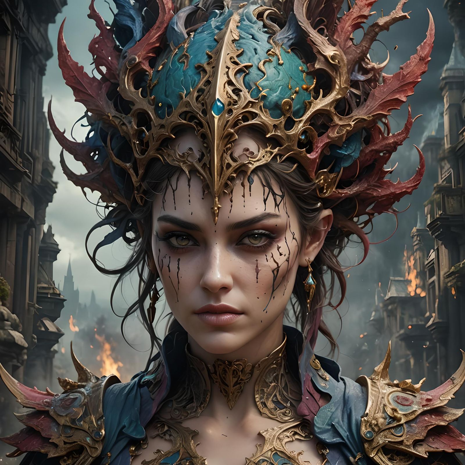 Two-Faced Woman: Fantasy Concept Art