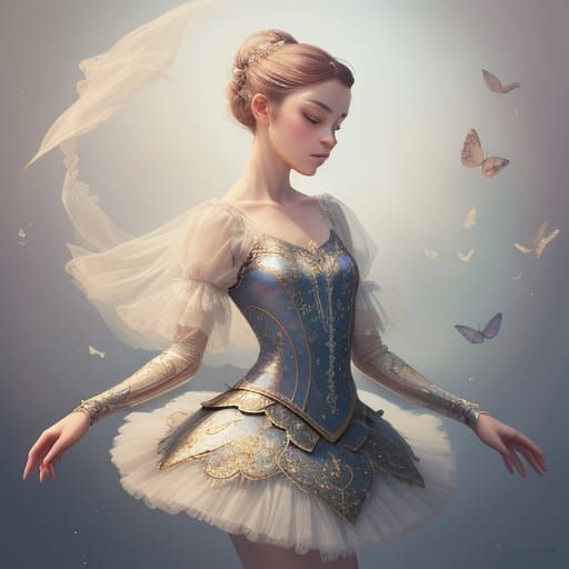 Ballerina's Dream: Concept Art Digital Painting