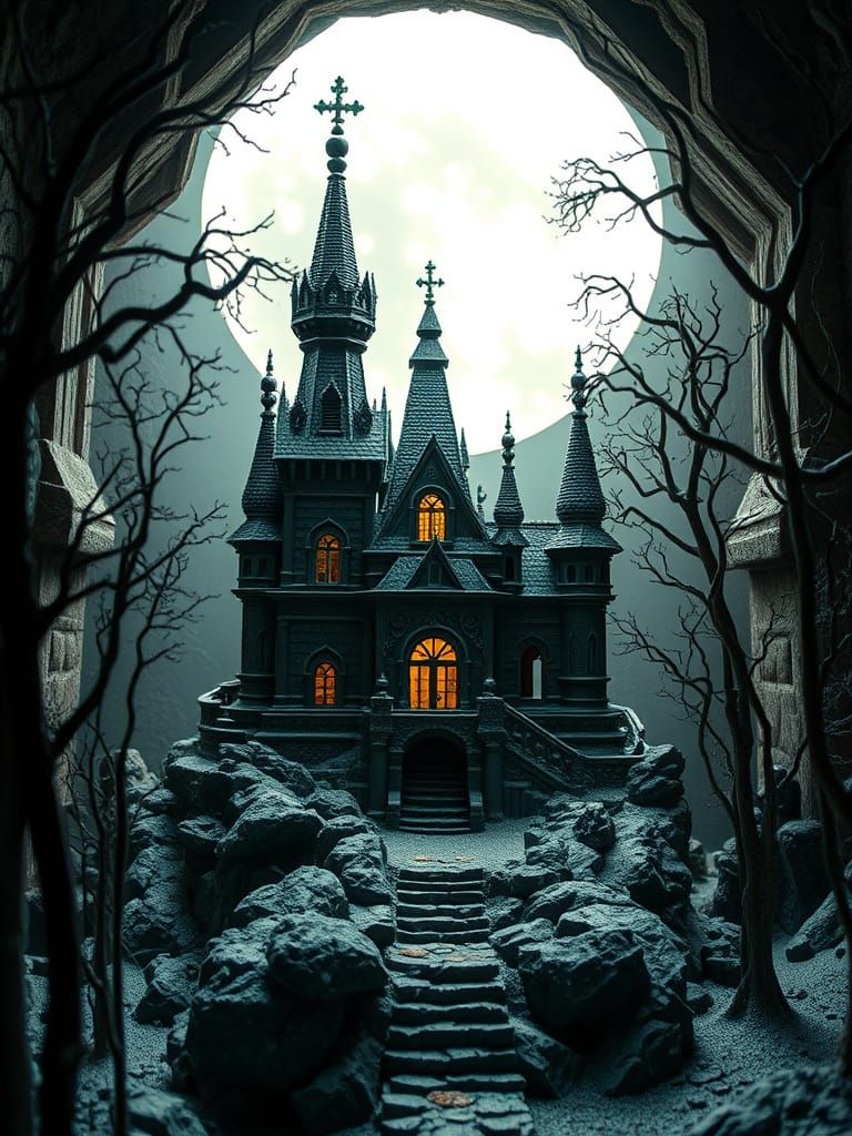 Architextual Nightmarescape Castle Tioram