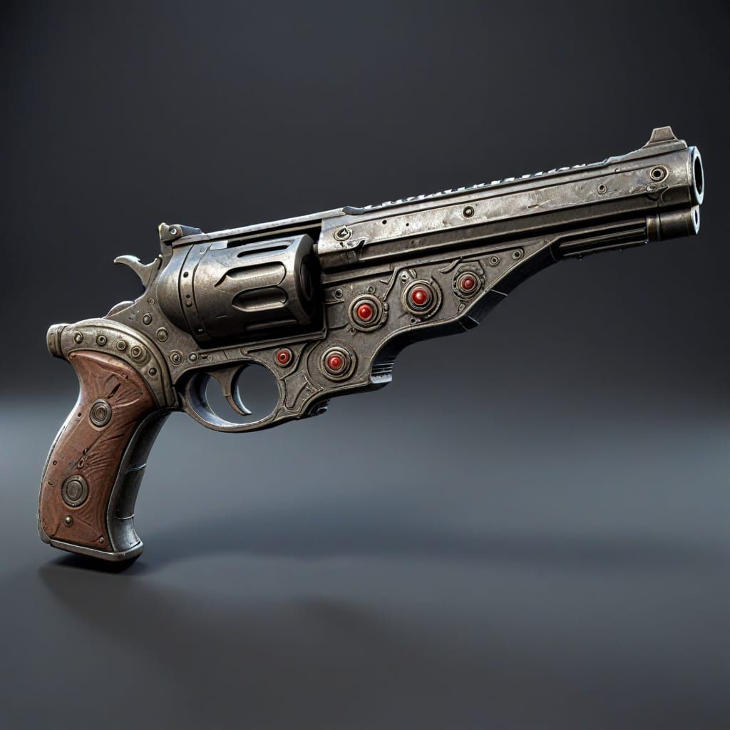 Cyberpunk Alien Gun Concept