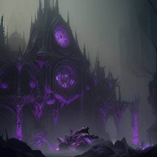 Spiderwebs in Dark Fantasy Concept Art