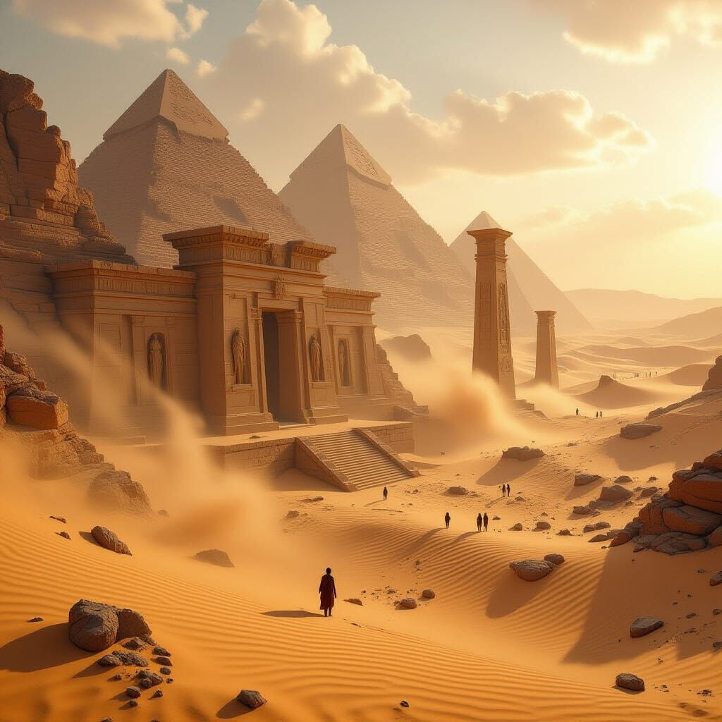 Ancient Desert City Emerges From Shifting Sands