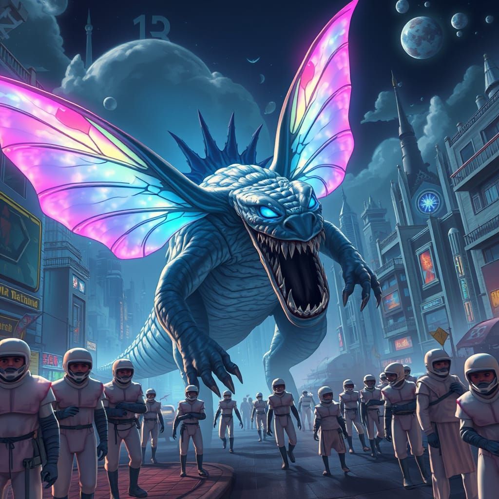 Kaiju Tooth Fairy Attacks Tooth People Metropolis