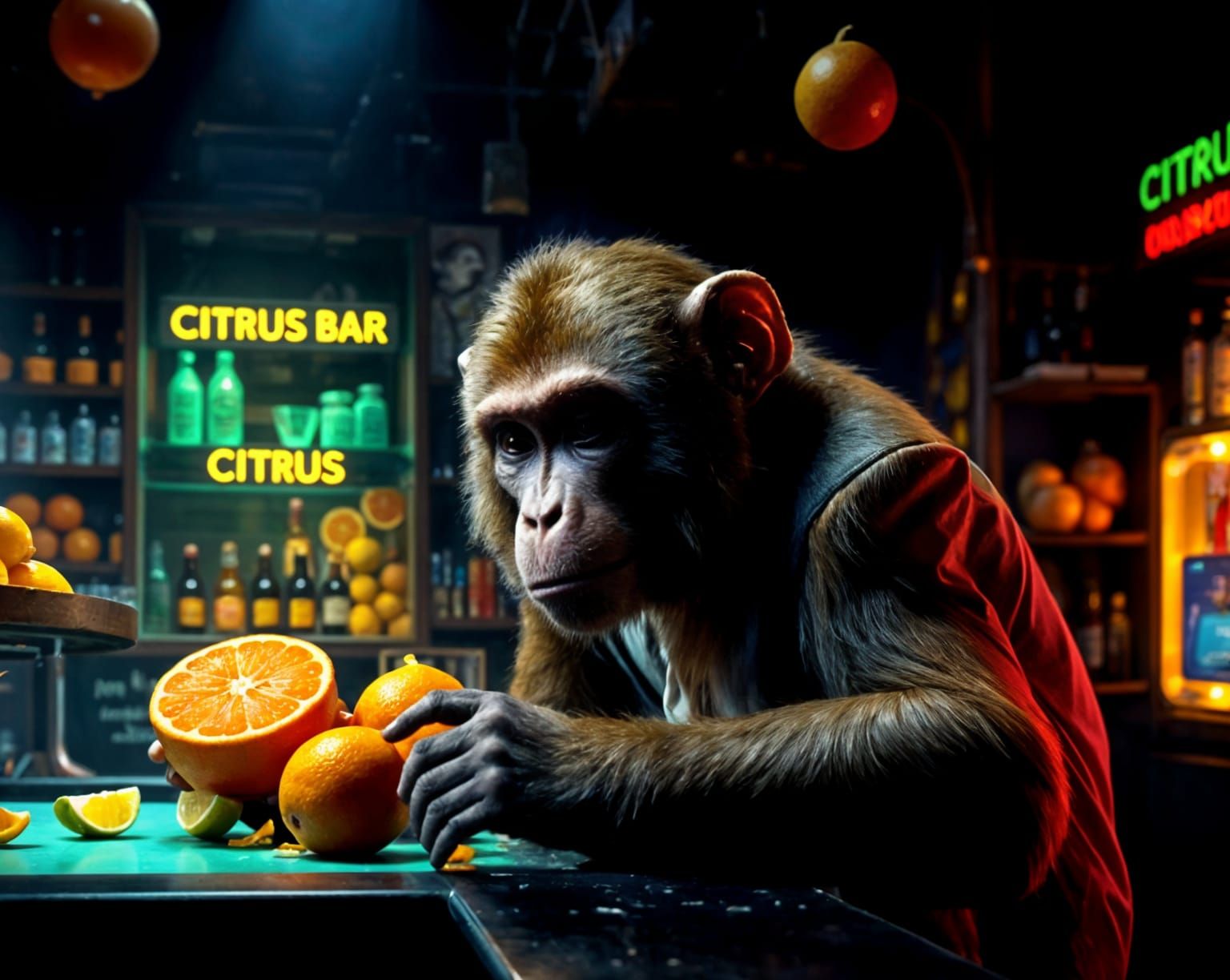 Sorrowful Monkey at Citrus Bar