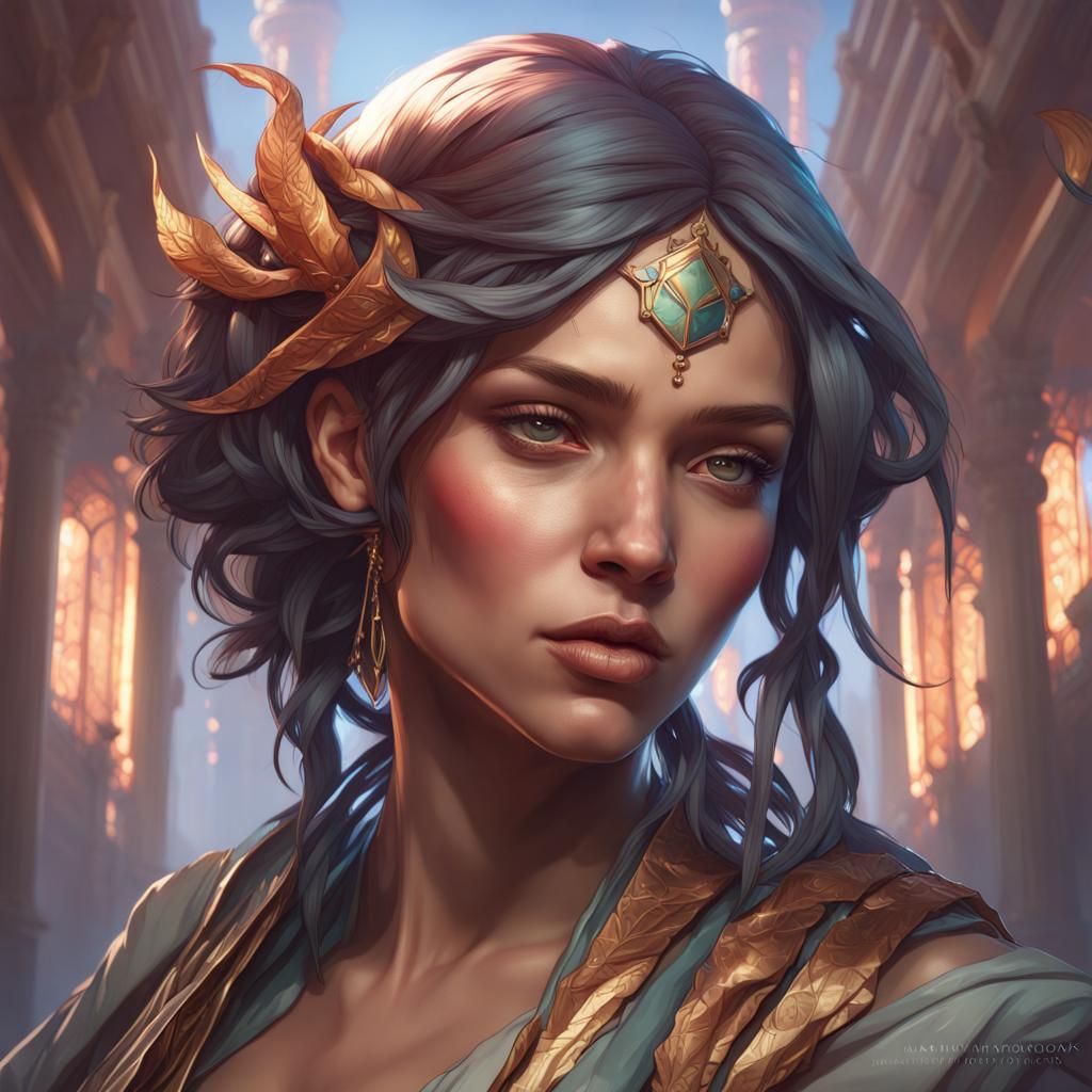Detailed Portrait of Scorpio in Artgerm Style