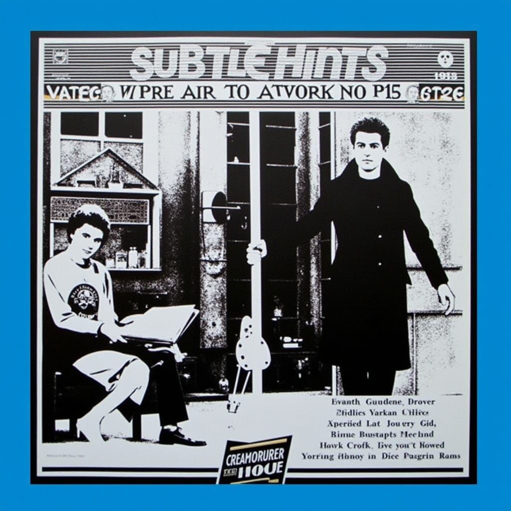 Vinyl Record on Worn Wooden Crate with Warm Light