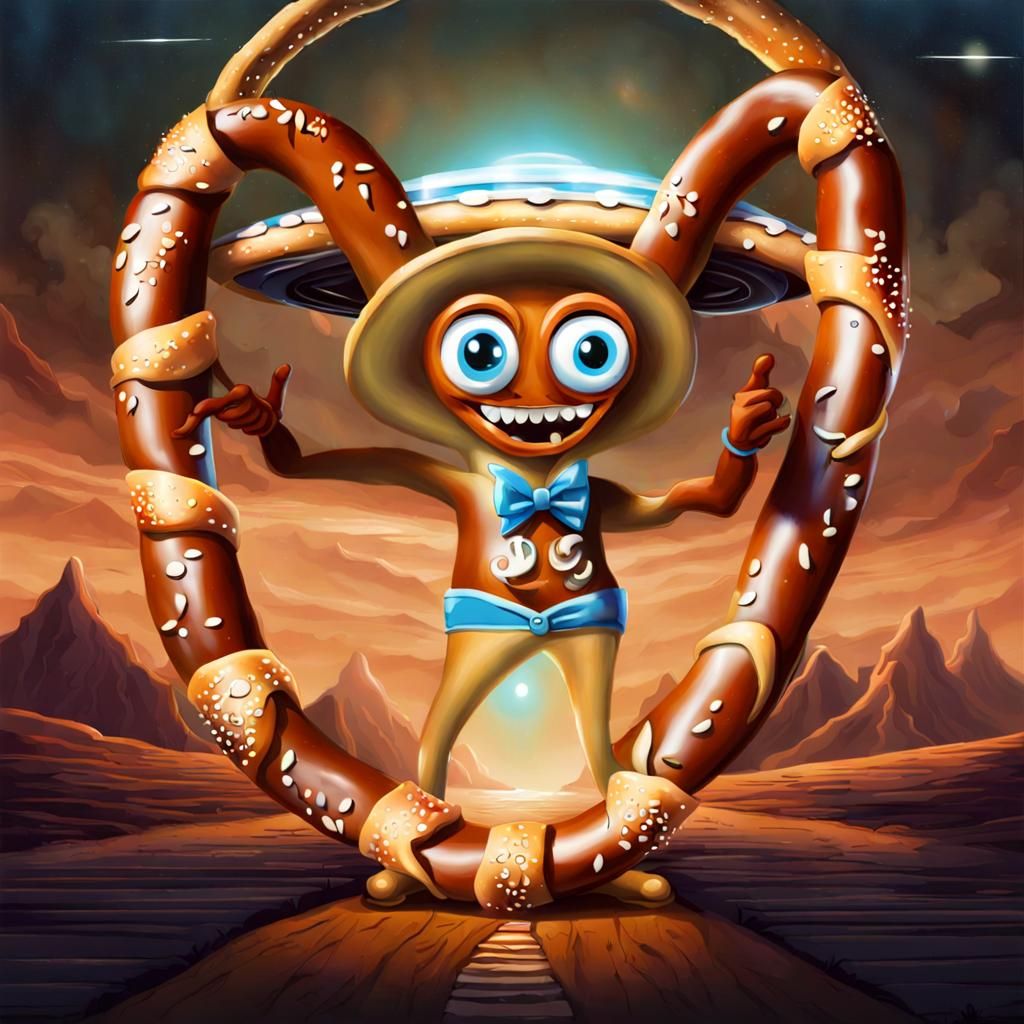 Anthropomorphic Pretzel First Contact