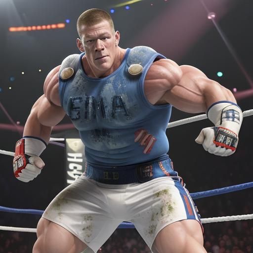 AI Rendering of John Cena