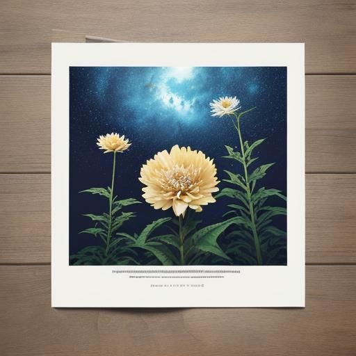 ASTER Flower: AI Art Creation in High-Key Photography