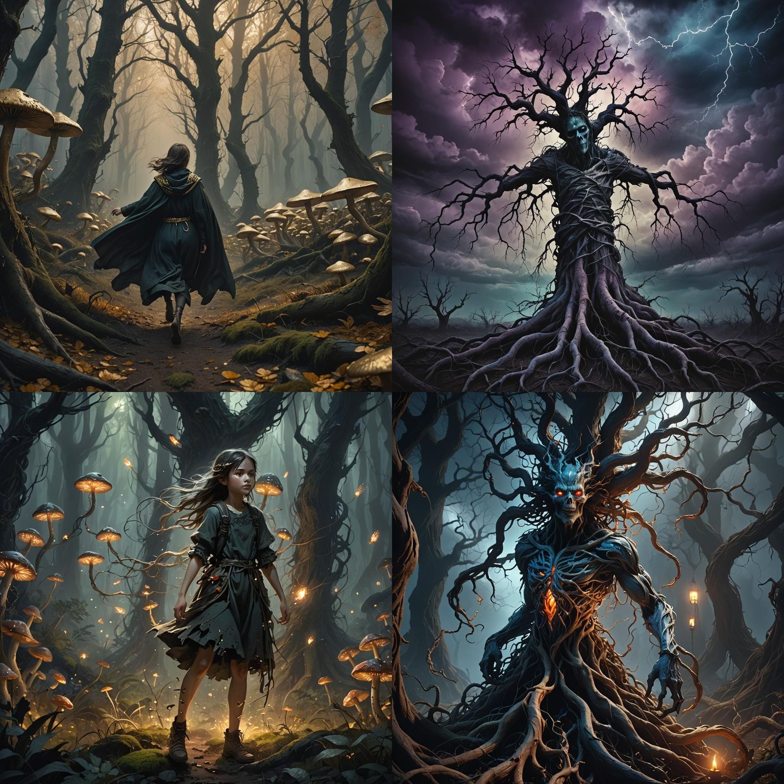 Fantastical Bad Dream in Detailed Matte Painting