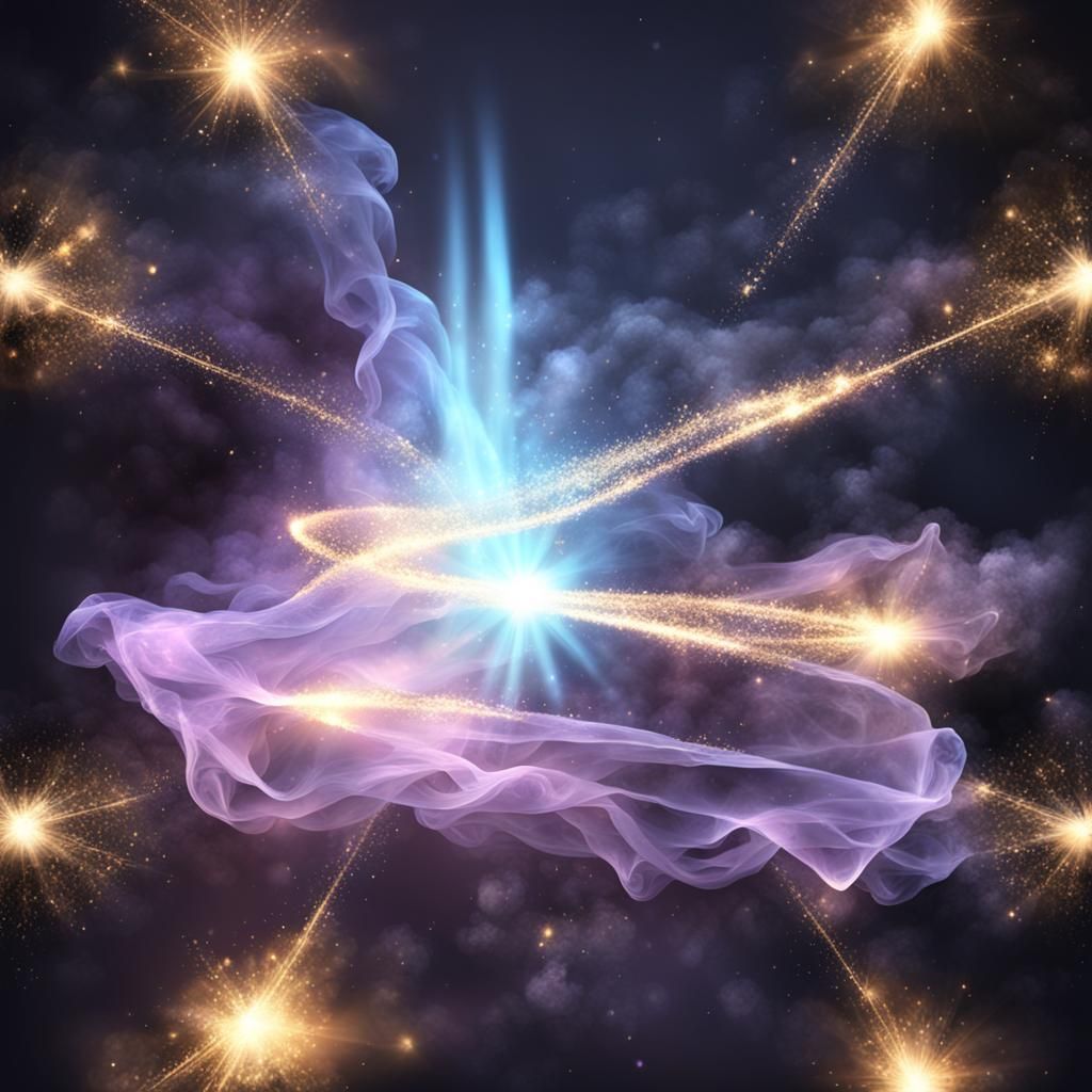 Psychic Figure with Crystal in 3D