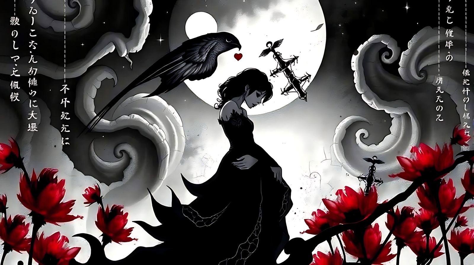 ‘In the shadows of our last embrace.’