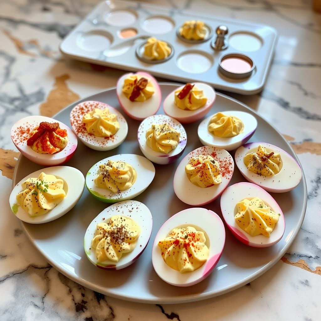 easter deviled eggs