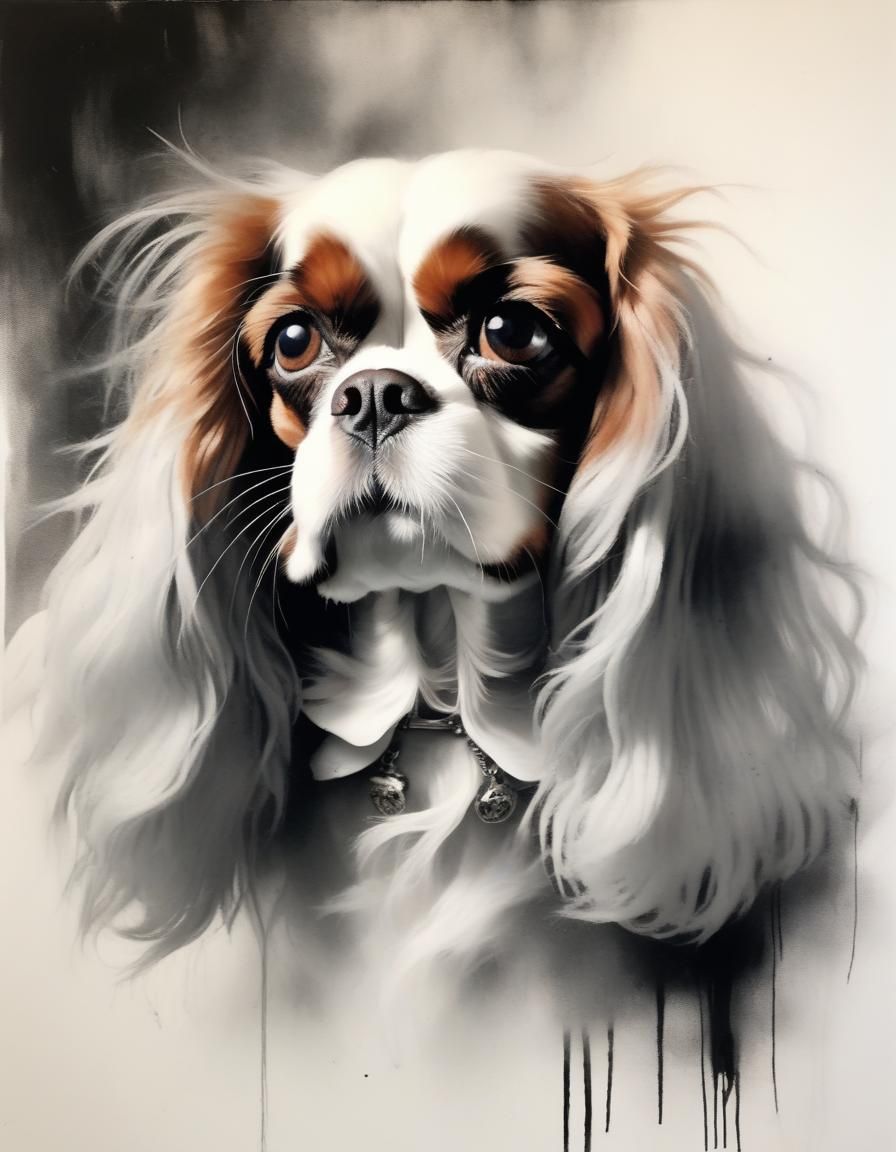 King Charles Spaniel in Gammell Style