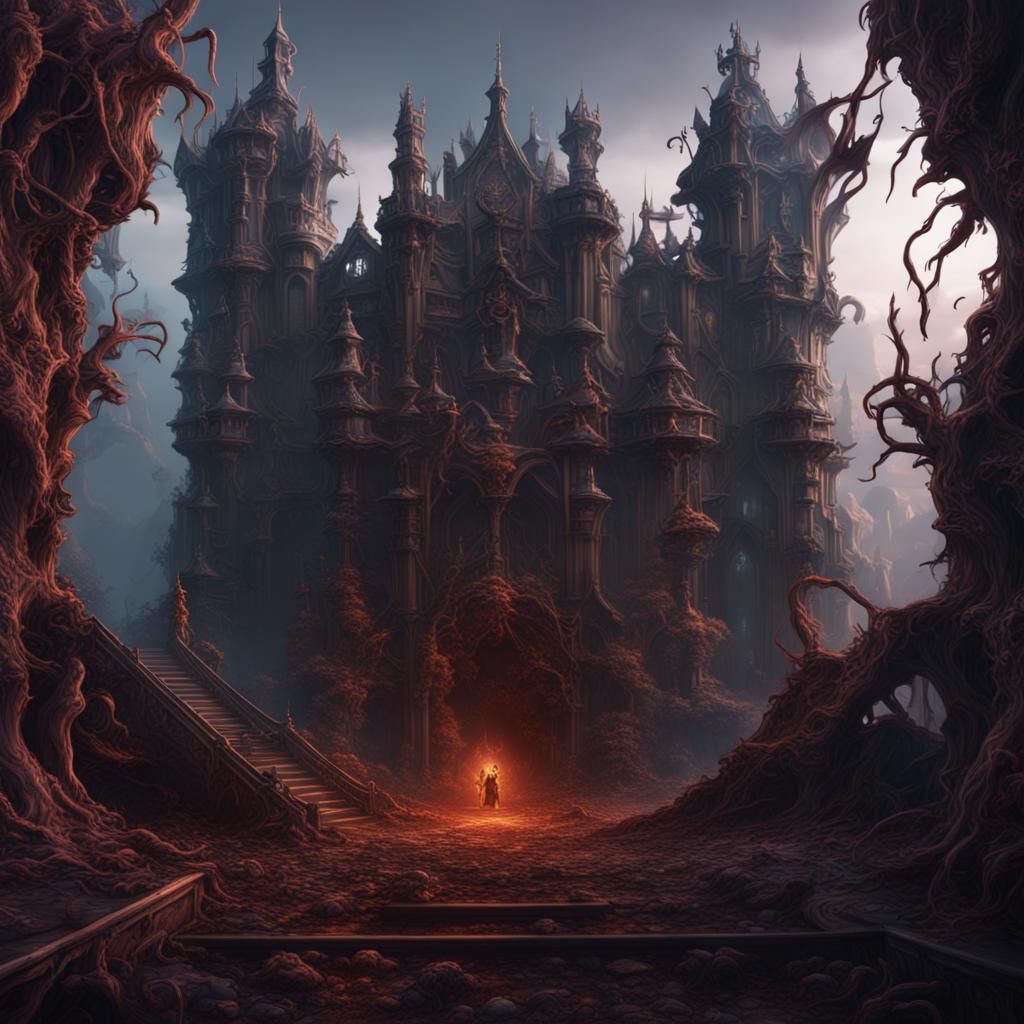 Intricate Fantasy Art: Madness Within