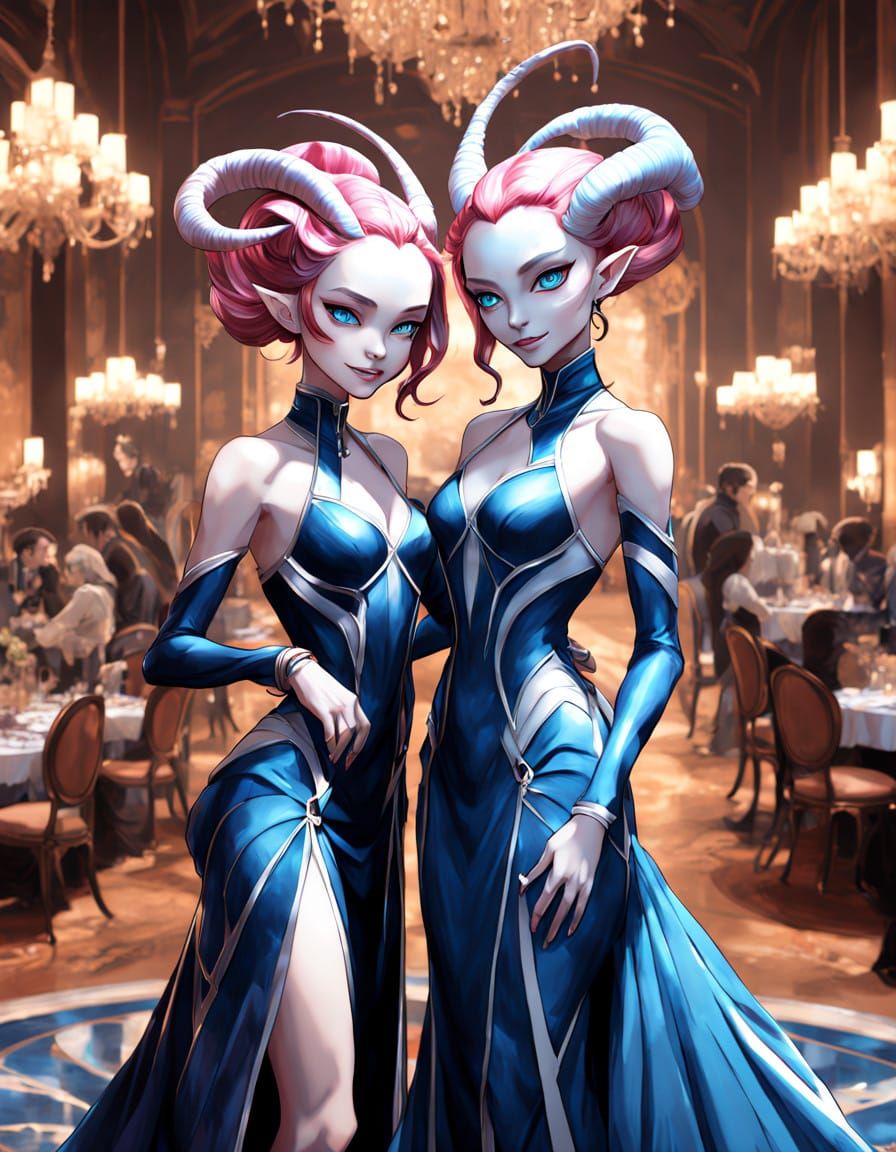 Intimate Alien Romance in 3D Anime Style