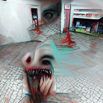 Horror Image Generated by AI